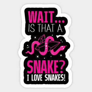 Snake Lovers Herpetologist Herpetology Ophiologist Ophiology Sticker